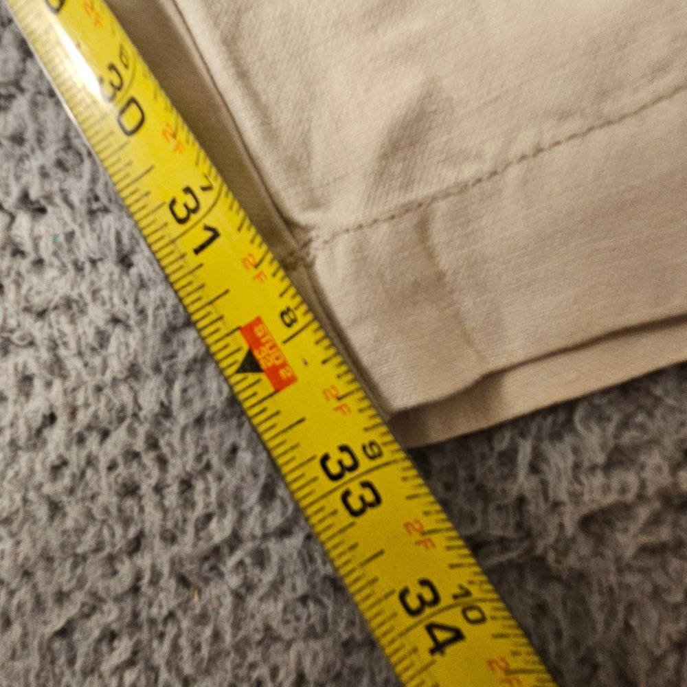 Tommy Bahama Mens 40x32 Linen Silk Blend Pleated Pants Cream Straight Leg - Picture 5 of 5